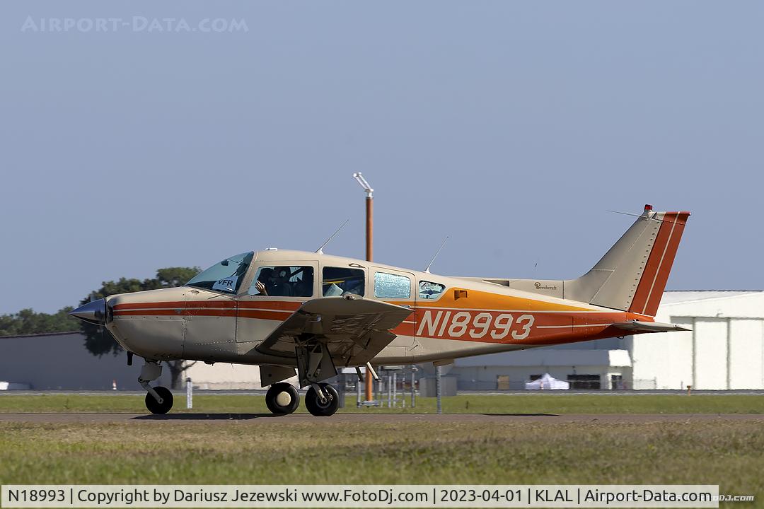 N18993, 1977 Beech C24R C/N MC-550, Beech C24R Sierra  C/N MC-550, N18993