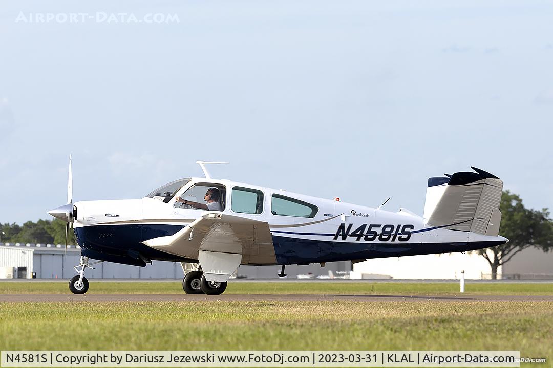 N4581S, 1975 Beech V35B Bonanza C/N D-9808, Beech V35B Bonanza  C/N D-9808, N4581S