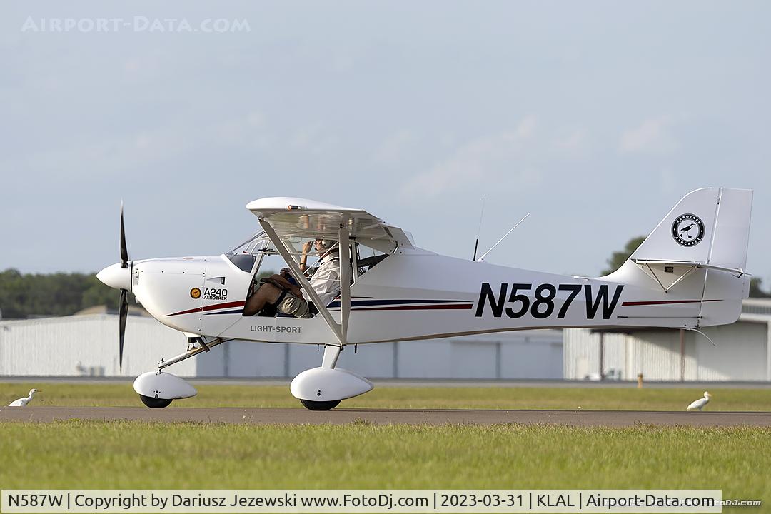N587W, 2007 Aeropro Eurofox LSA C/N 22807, Aeropro Cz A240  C/N 22807, N587W