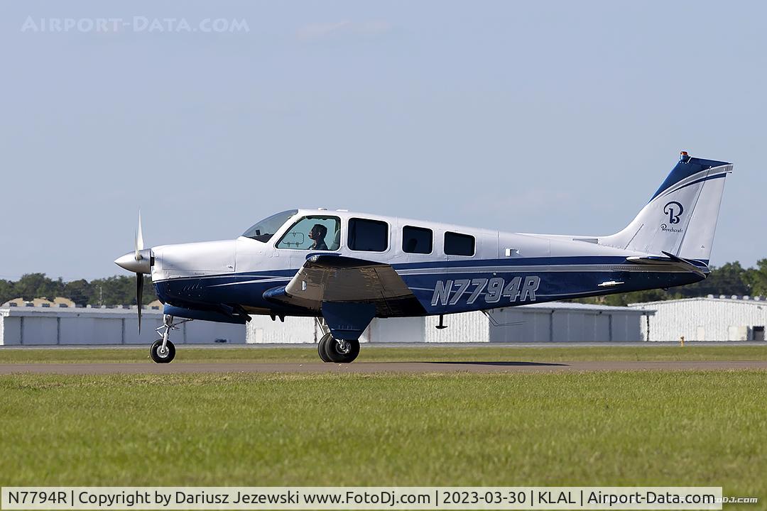 N7794R, 1968 Beech 36 Bonanza C/N E-126, Beech 36 Bonanza  C/N E-126, N7794R