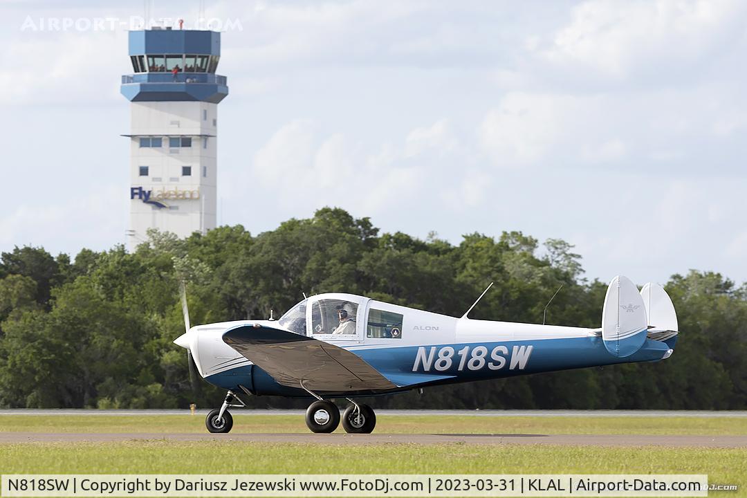 N818SW, 1968 Alon A-2A Aircoupe C/N B-279, Alon A-2A Aircoupe  C/N B-279, N818SW