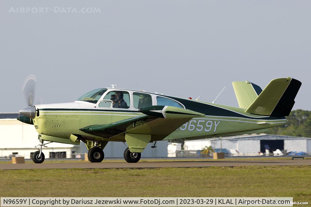 N9659Y, 1962 Beech P35 Bonanza C/N D-7076, Beech P35 Bonanza  C/N D-7076, N9659Y