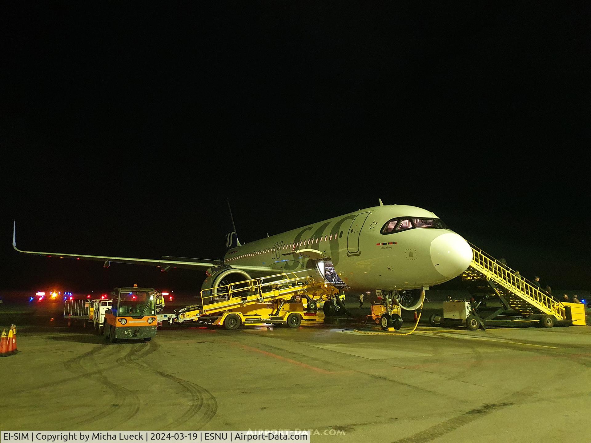 EI-SIM, 2022 Airbus A320-251N C/N 10761, Just arrived from Arlanda