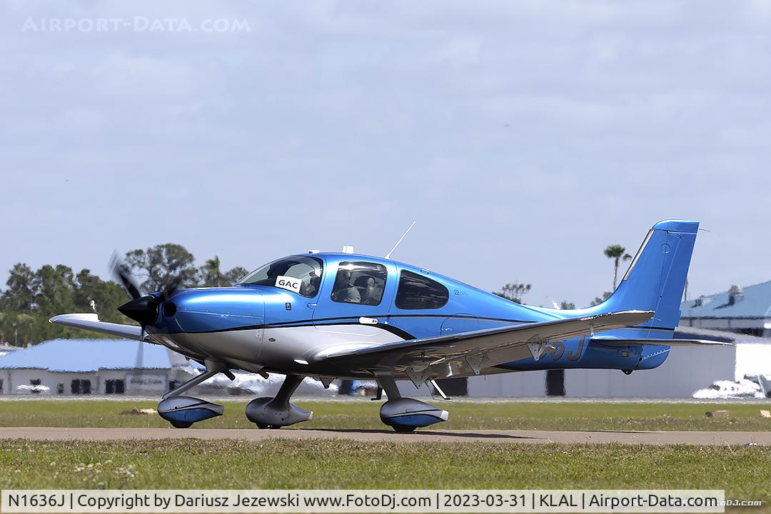 N1636J, 2017 Cirrus SR22 C/N 4541, Cirrus SR22  C/N 4541, N1636J