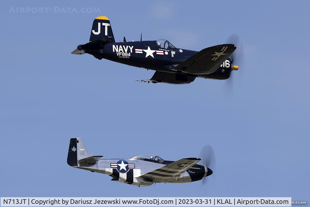 N713JT, 1945 Vought F4U-4B Corsair C/N 97143, Chance Vought F4U-4 Corsair  C/N 97143, N713JT
