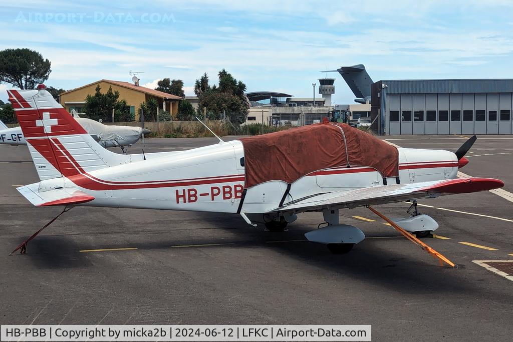 HB-PBB, 1974 Piper PA-28-151 Cherokee Warrior C/N 28-7415062, Parked
