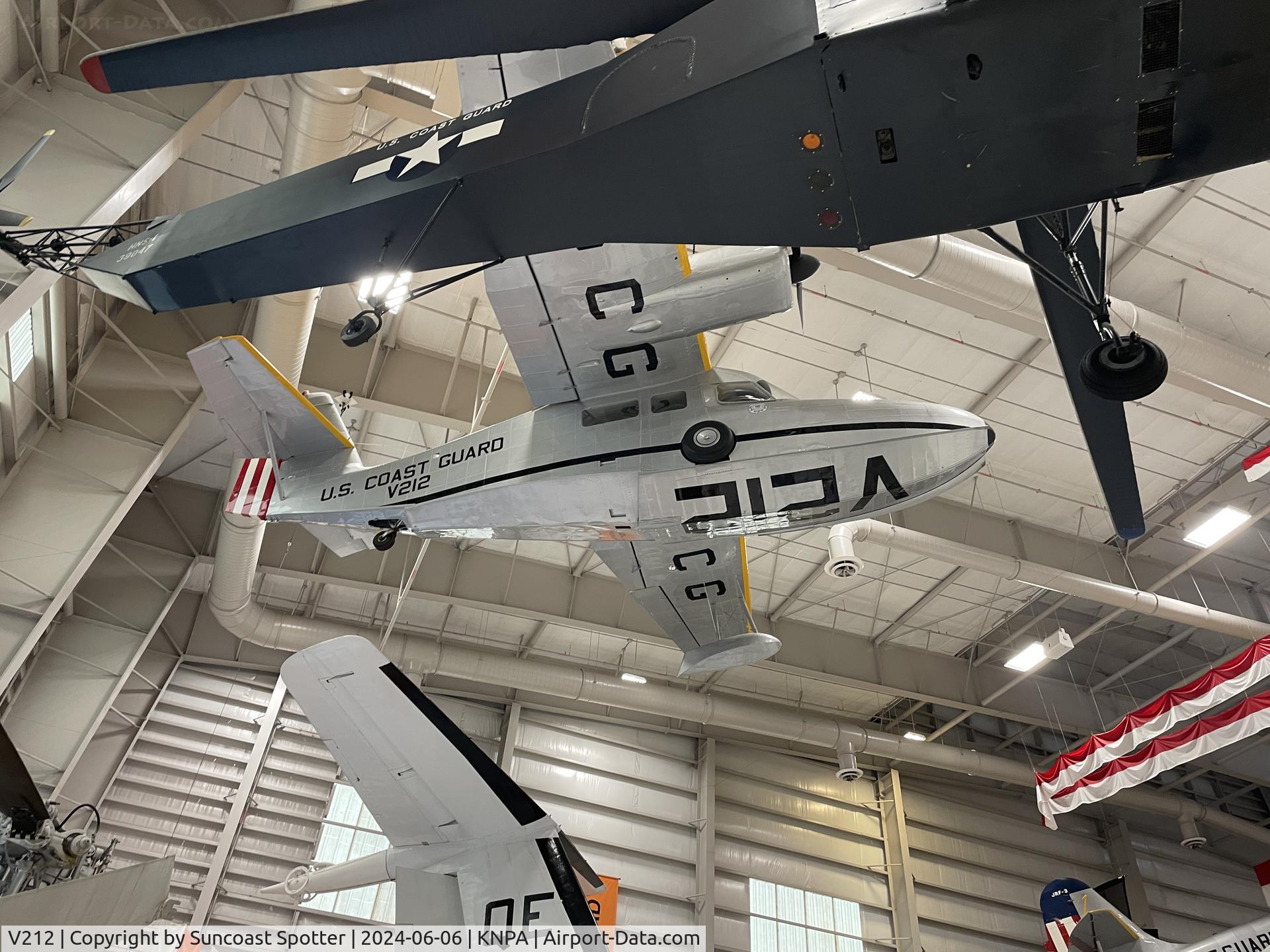 V212, Grumman J4F-1 Widgeon C/N 0000, An US Coast Guard Widgeon sits on display at the National Naval Aviation Museum