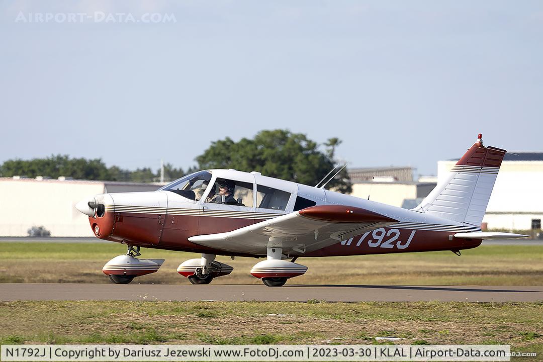 N1792J, 1968 Piper PA-28-140 C/N 28-24218, Piper PA-28-140 Cherokee Cruiser  C/N 28-24218, N1792J