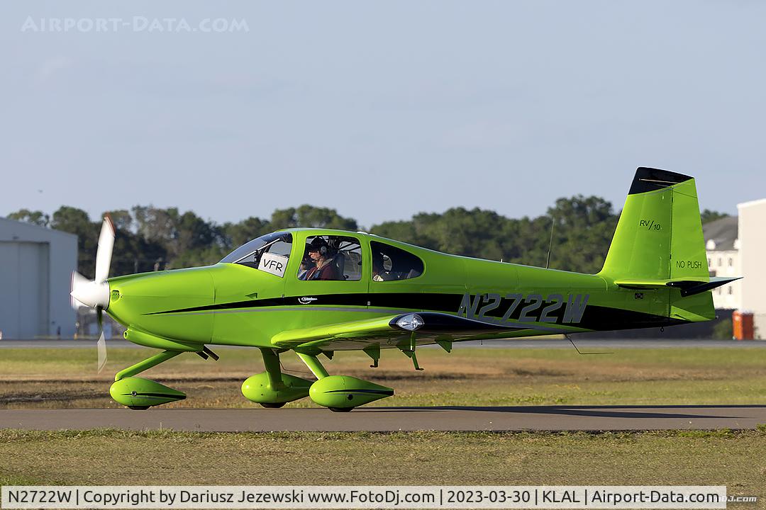 N2722W, 2020 Van's RV-10 C/N 41785, Vans RV-10  C/N 41785, N2722W