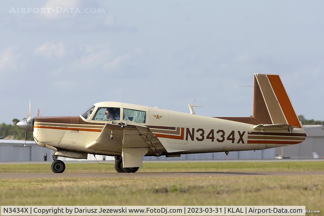 N3434X, 1966 Mooney M20E C/N 1126, Mooney M20E Chapparal  C/N 1126, N3434X