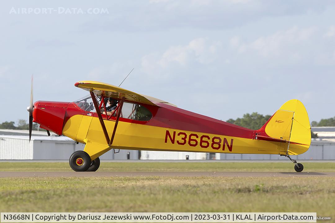 N3668N, 1947 Piper PA-12 Super Cruiser C/N 12-1919, Piper PA-12 Super Cruiser  C/N 7275, N3668N