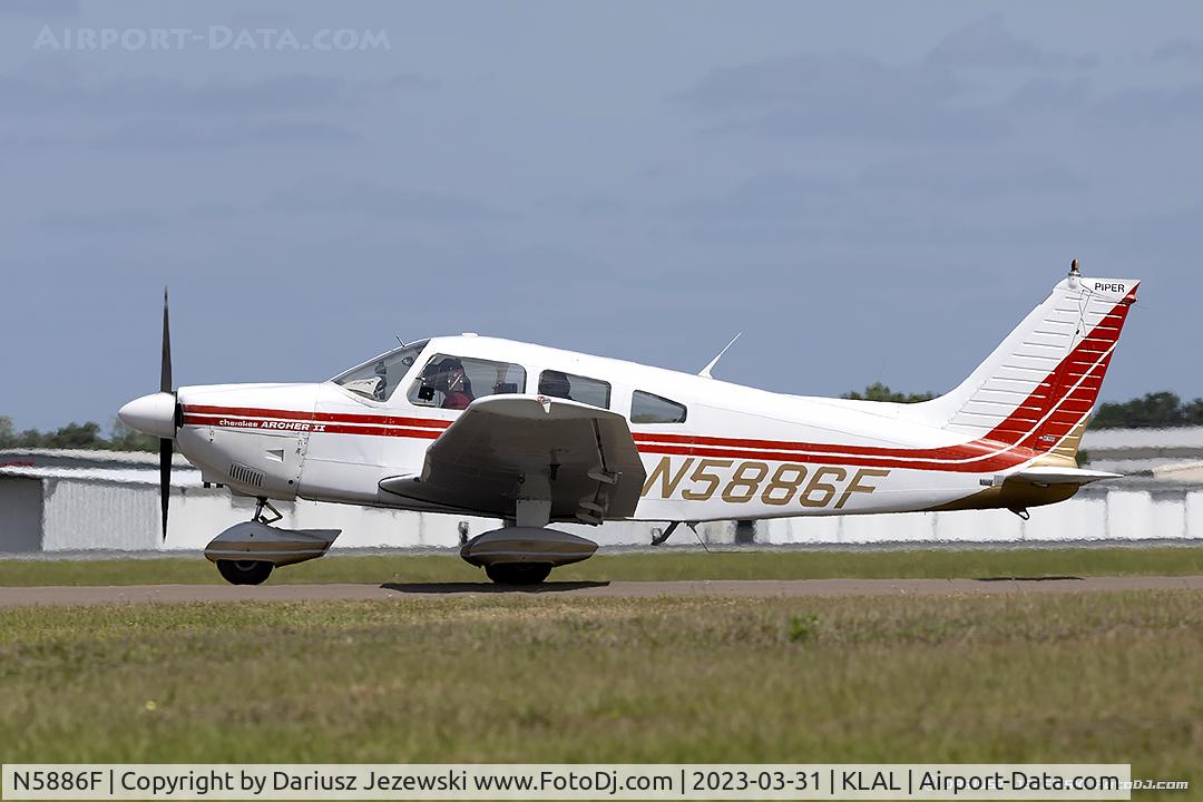 N5886F, 1976 Piper PA-28-181 C/N 28-7790141, Piper PA-28-181 Archer  C/N 28-7790141, N5886F