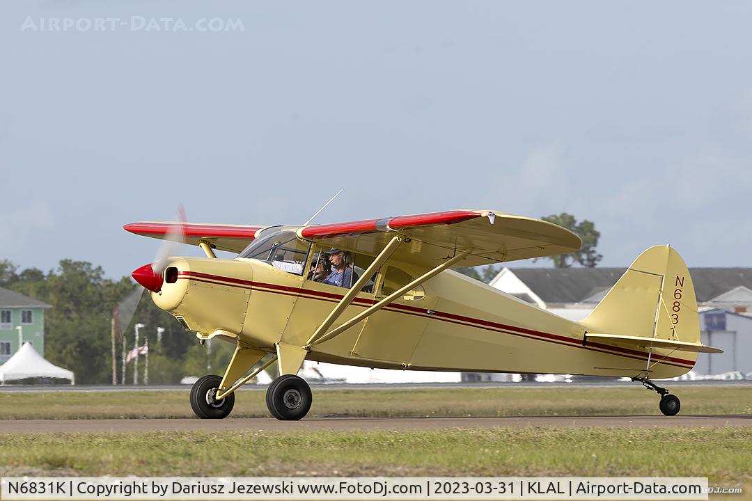 N6831K, 1949 Piper PA-16 Clipper C/N 16-667, Piper PA-16 Clipper  C/N 16-667, N6831K