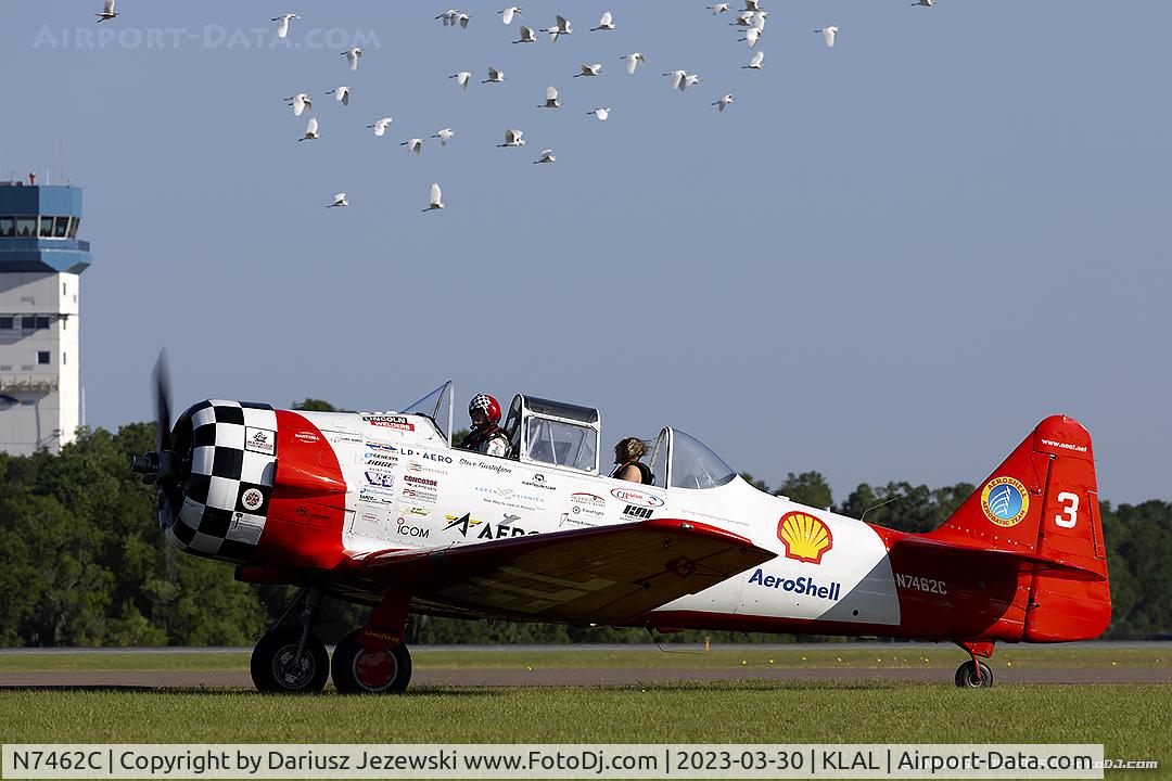 N7462C, North American AT-6B Texan C/N 121-43211, North American AT-6 Texan  C/N 121-43211, N7462C