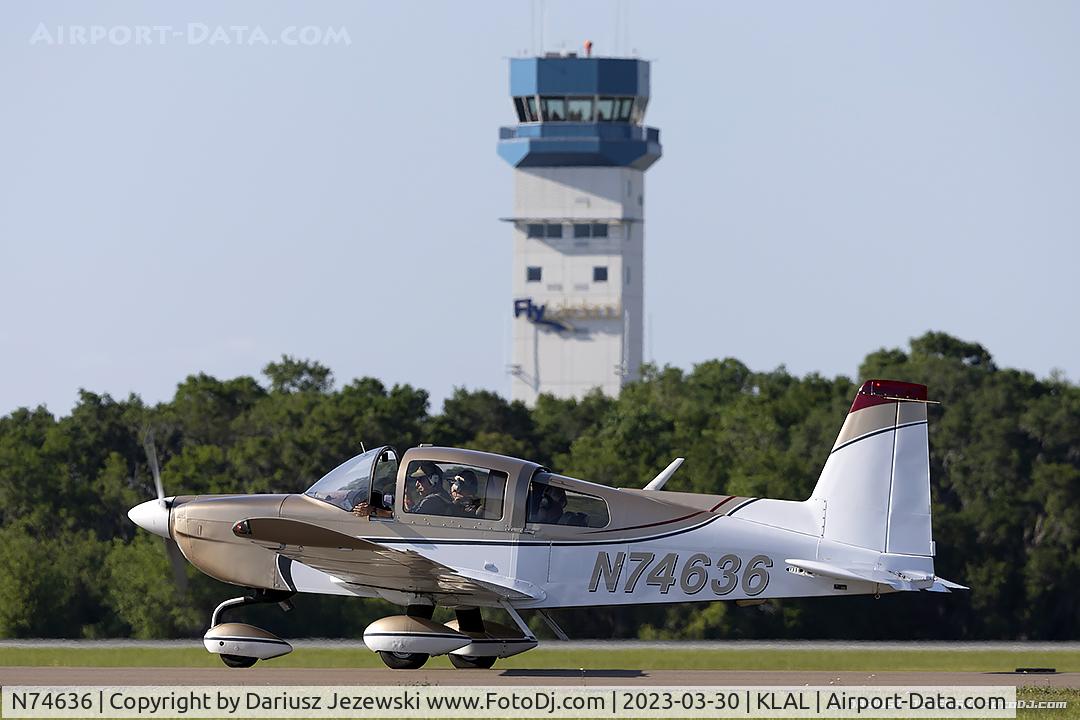 N74636, 1976 Grumman American AA-5B Tiger C/N AA5B-0306, Grumman American AA-5B Tiger  C/N AA5B-0306, N74636