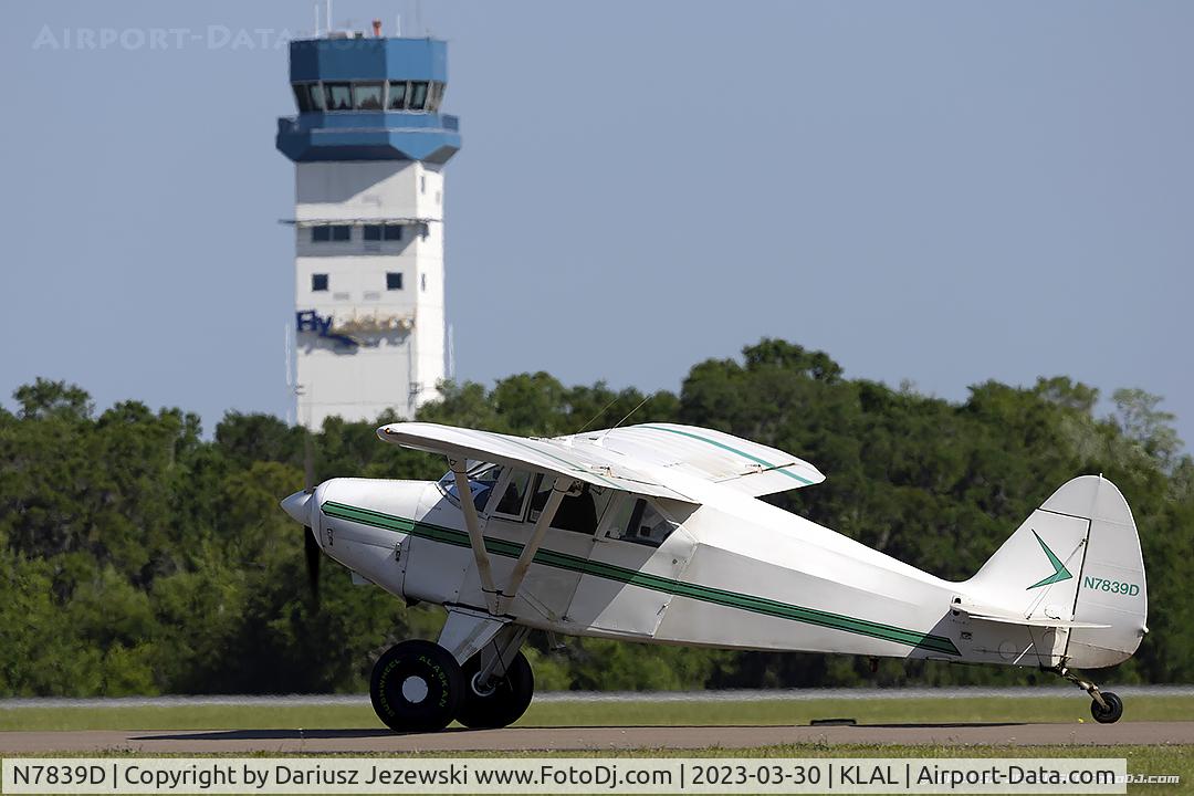 N7839D, 1957 Piper PA-22-150 C/N 22-5489, Piper PA-22-150 Tri-Pacer  C/N 22-5489, N7839D