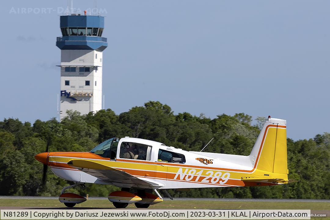 N81289, Grumman American AA-5B Tiger C/N AA5B0485, Grumman American AA-5B Tiger  C/N AA5B0485 , N81289