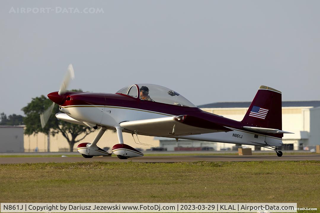 N861J, 2001 Vans RV-8 C/N 80169, Vans RV-8  C/N 80169, N861J