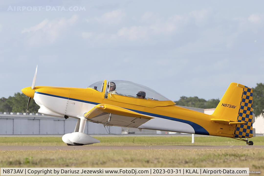 N873AV, 2007 Van's RV-8 C/N 81491, Vans RV-8  C/N 81491, N873AV