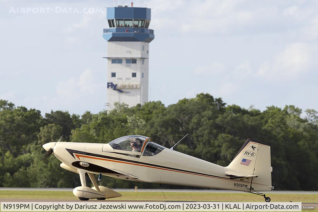 N919PM, 1999 Vans RV-6 C/N 001, Vans RV-6  C/N 1, N919PM