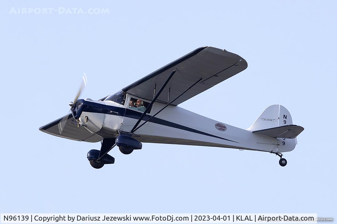 N96139, 1946 Taylorcraft BC12-D C/N 8439, Taylorcraft BC12-D  C/N 8439, N96139