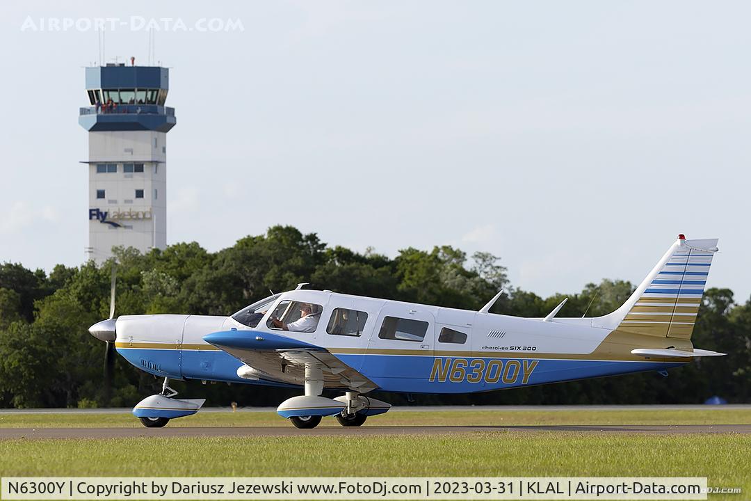 N6300Y, 1974 Piper PA-32-300 Cherokee Six C/N 32-7540044, Piper PA-32-300 Cherokee Six  C/N 32-7540044, N6300Y