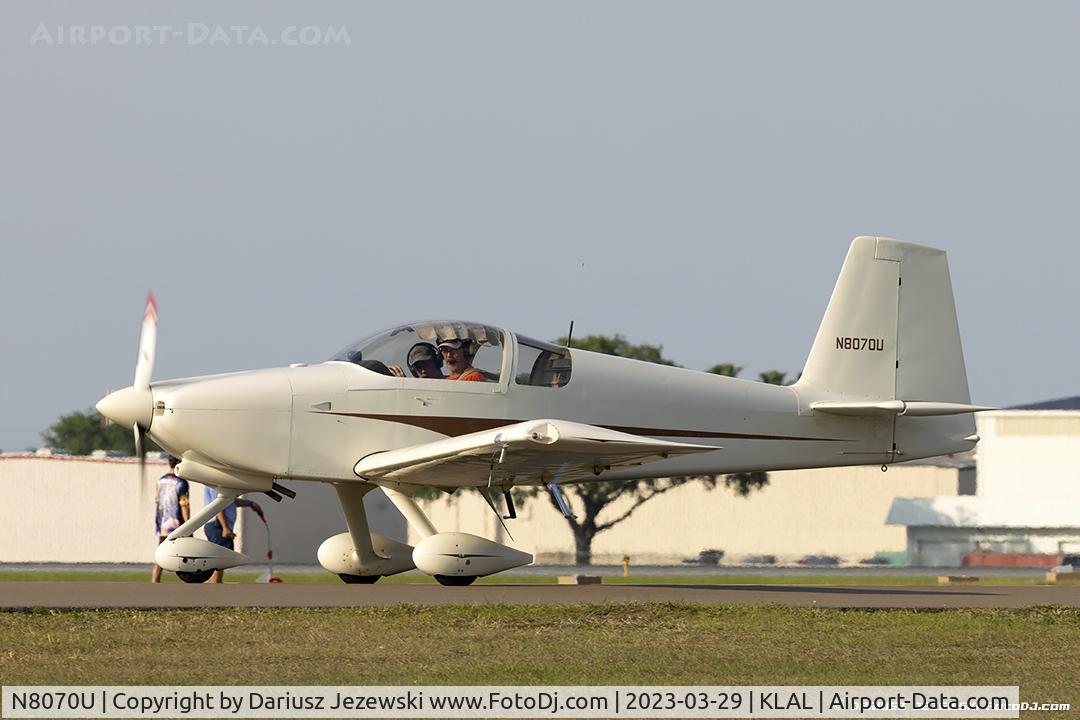 N8070U, 2006 Vans RV-9A C/N 90179, Vans RV-9A  C/N 90179, N8070U