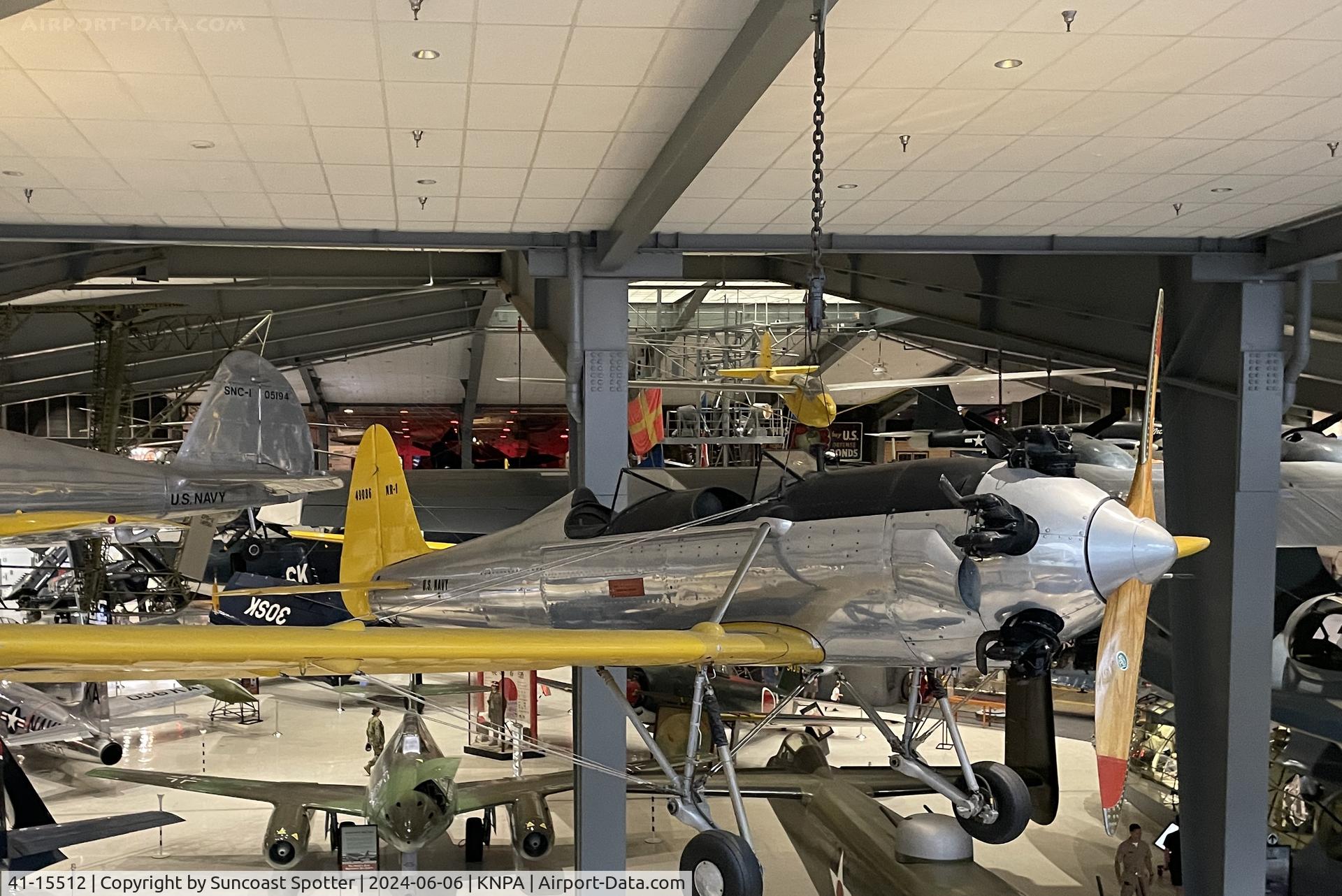 41-15512, , An Ryan Recruit sits on display at the National Naval Aviation Museum