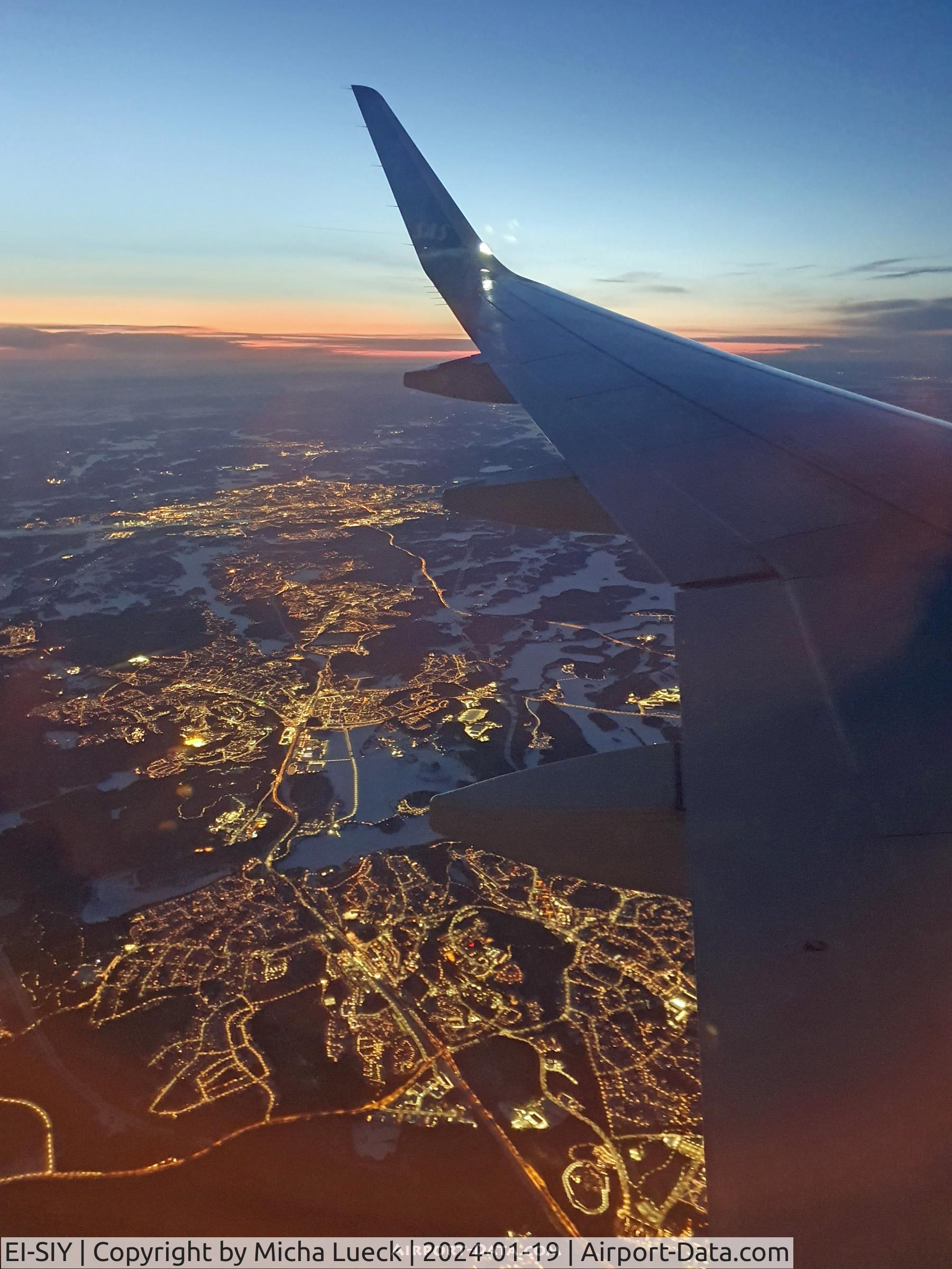 EI-SIY, 2023 Airbus A320-251N C/N 11319, Approaching Arlanda