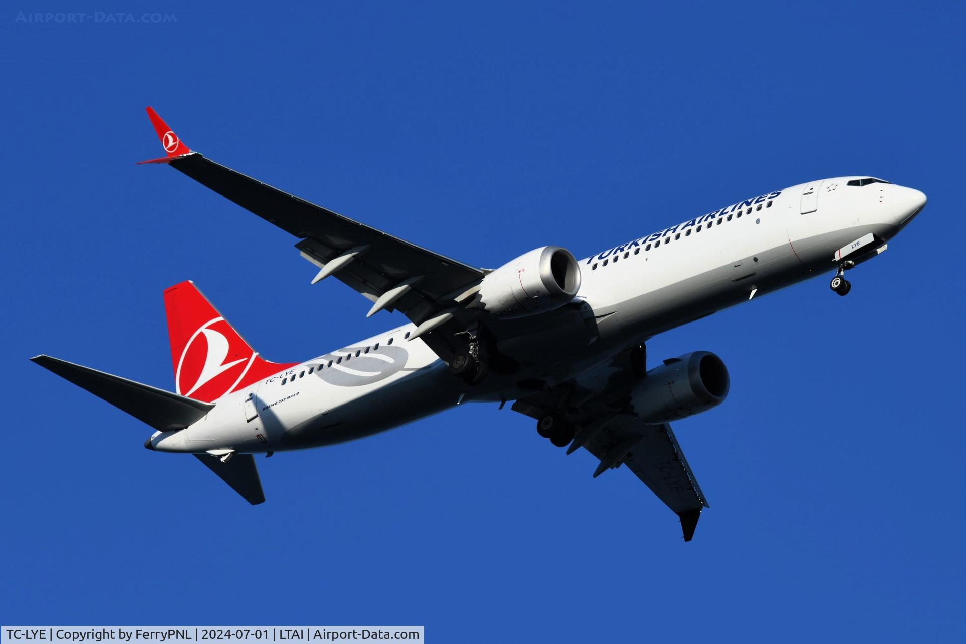 TC-LYE, 2019 Boeing 737-9 MAX C/N 60066, Arrival of Turkish B739M