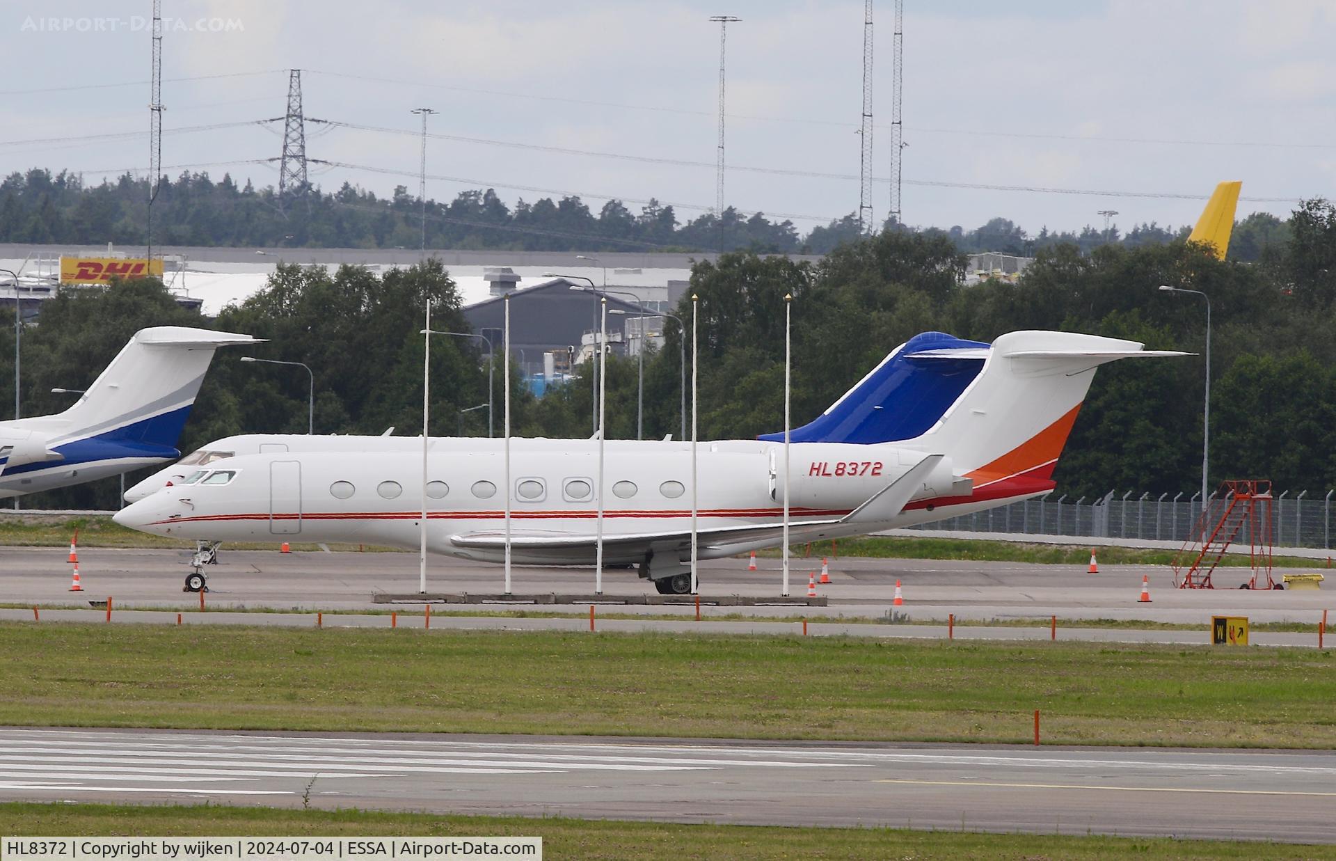 HL8372, 2019 Gulfstream G-VI (G650ER) C/N 6378, Ramp M