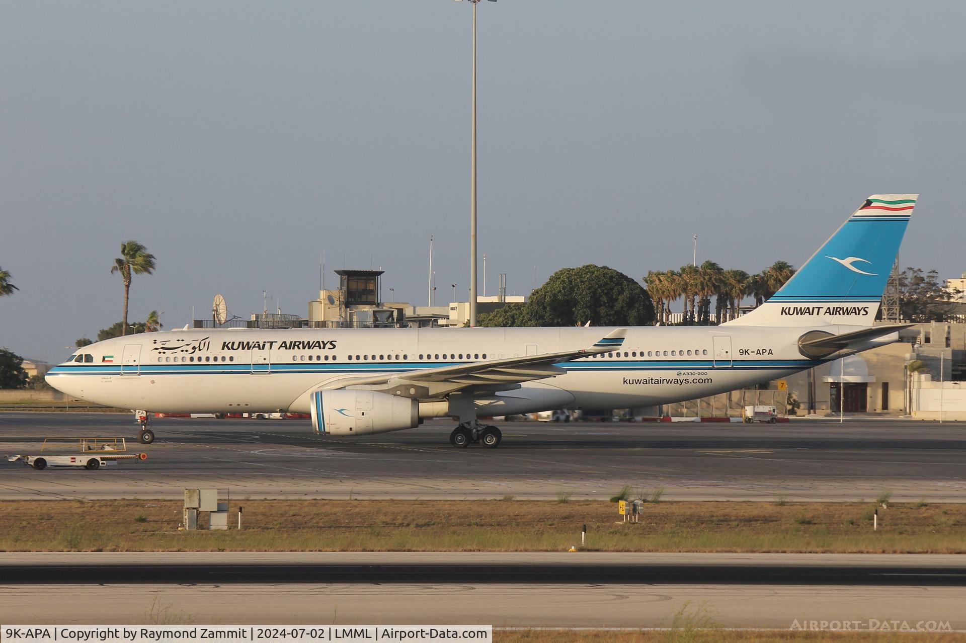 9K-APA, 2015 Airbus A330-243 C/N 1626, A330 9K-APA Kuwait Airways