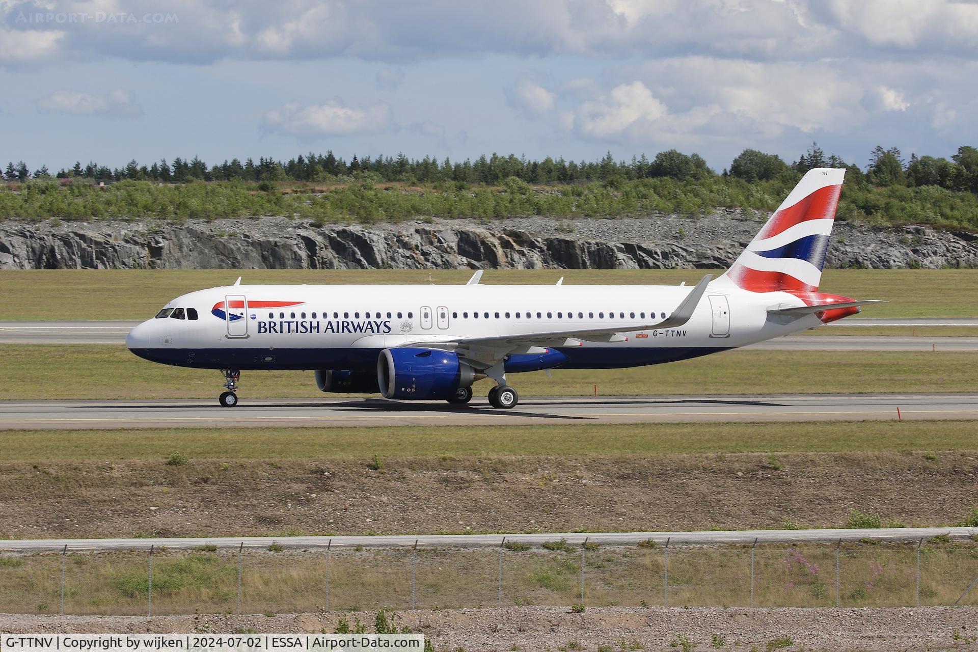 G-TTNV, 2024 Airbus A320-251N C/N 12184, Twy W