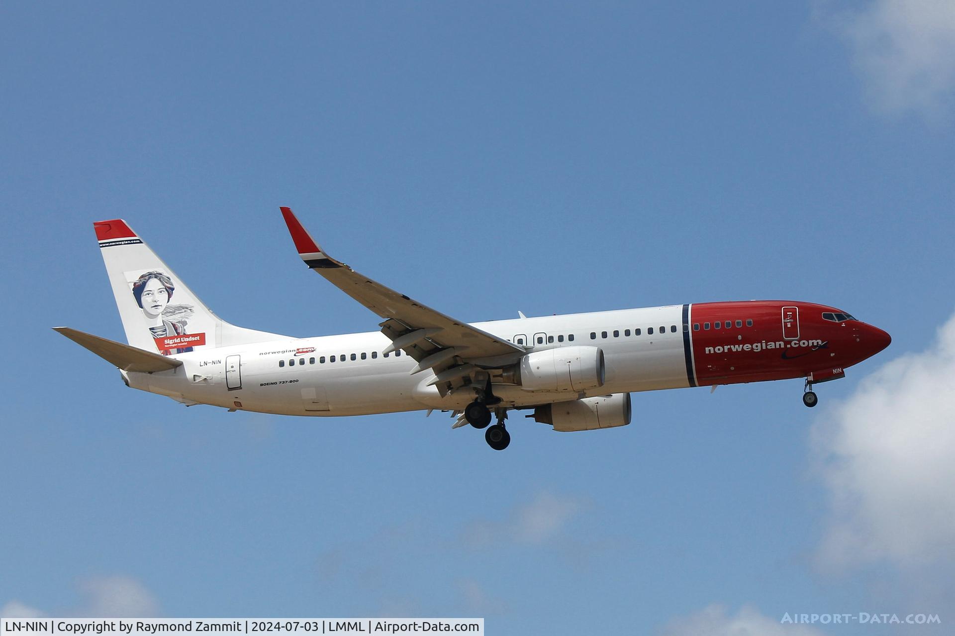 LN-NIN, 2007 Boeing 737-81M C/N 30721, B737-800 LN-NIN Norwegian Air Shuttle