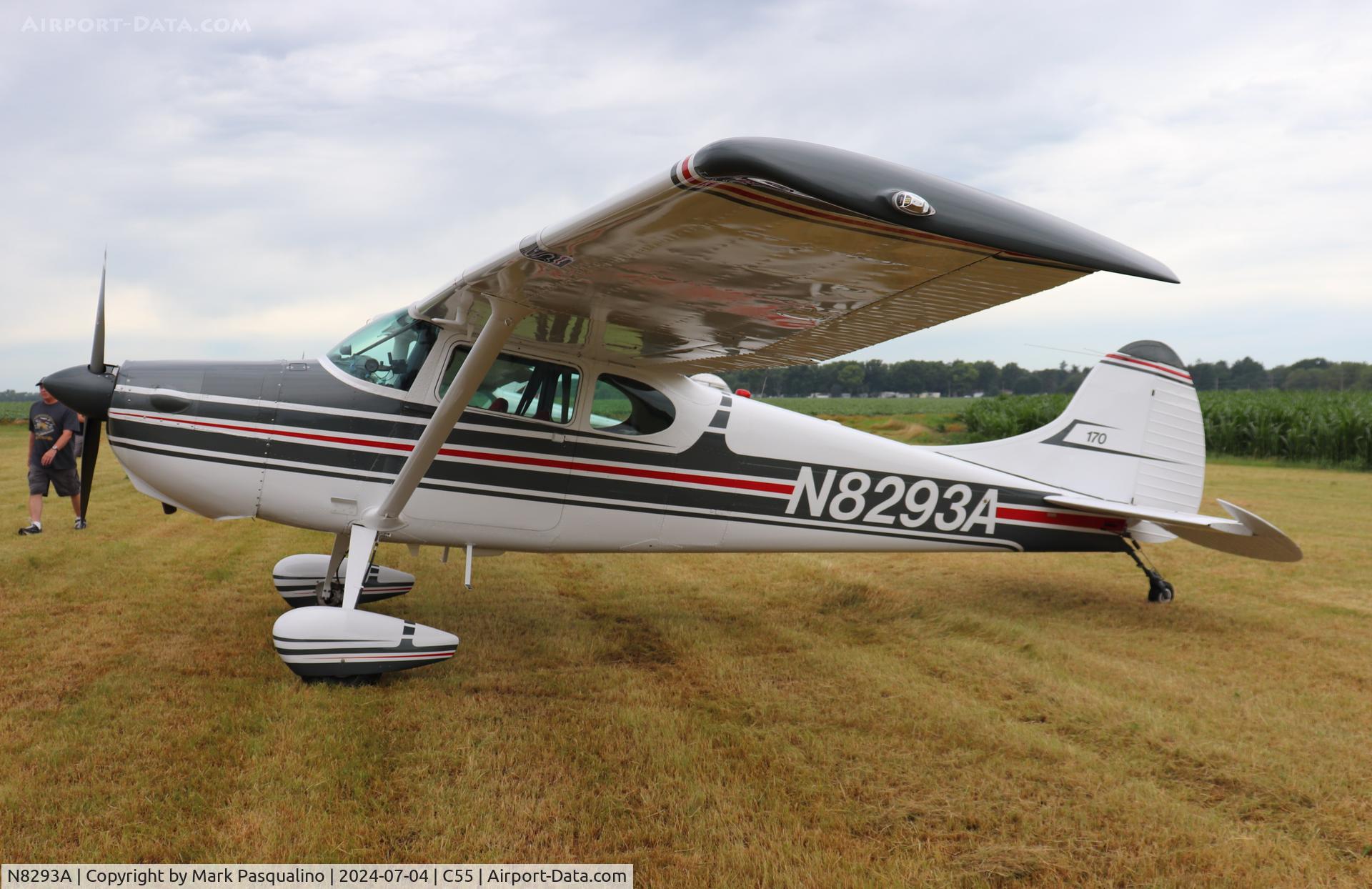 N8293A, 1952 Cessna 170B C/N 25145, Cessna 170B