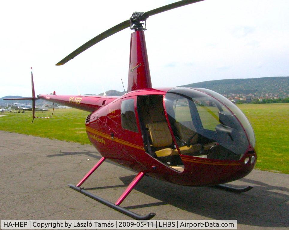 HA-HEP, Robinson R44 C/N 1633, Among two flights at Budaörs (Hungary)...