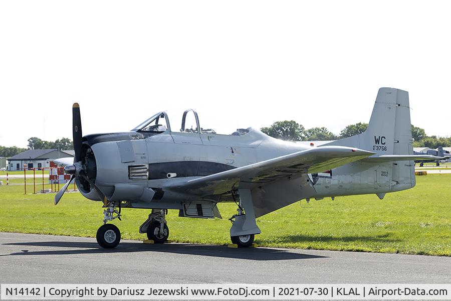 N14142, 1951 North American T-28A Trojan C/N 51-3756, North American T-28A Fenec  C/N 51-3756, N14142