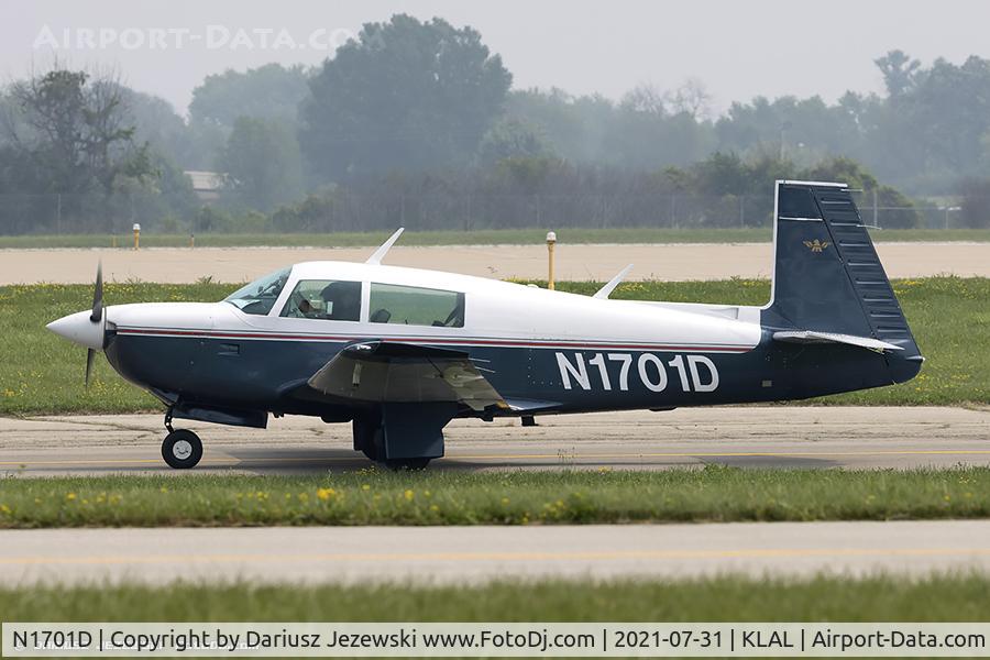 N1701D, 1981 Mooney M20J 201 C/N 24-1156, Mooney M20J 201  C/N 24-1156, N1701D