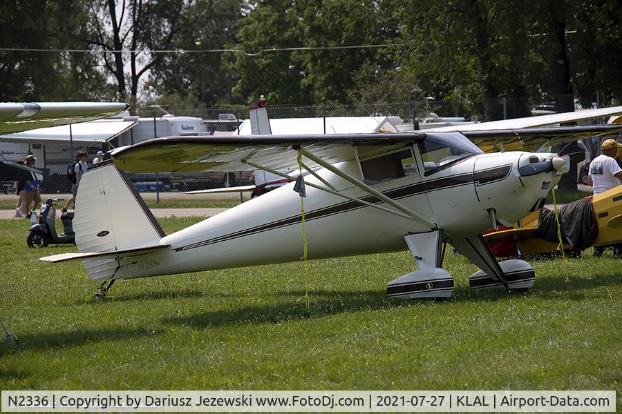 N2336, 1938 Luscombe 8A Silvaire C/N 812, Luscombe 8A  C/N 812, N2336