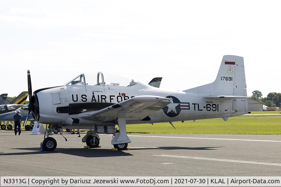 N3313G, 1953 North American T-28A Trojan C/N 174-544, North American T-28A Trojan  C/N 51-7691N, N3313G