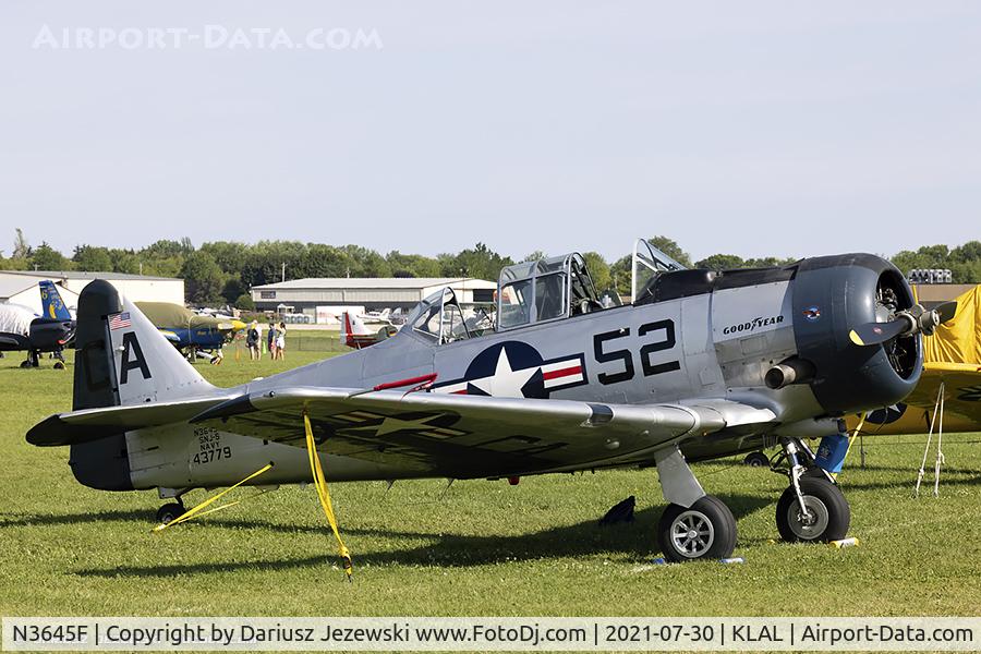 N3645F, 1943 North American SNJ-5 Texan Texan C/N 43779, North American SNJ-5 Texan  C/N 43779, N3645F