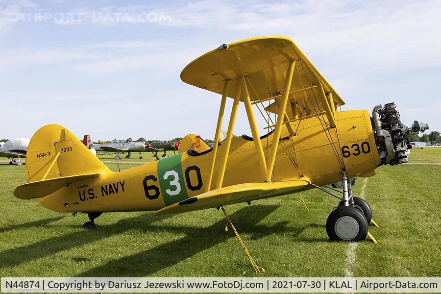 N44874, 1941 Naval Aircraft Factory N3N-3 C/N 3033, Naval Aircraft Factory N3N-3 Yellow Peril  C/N 3033, N44874