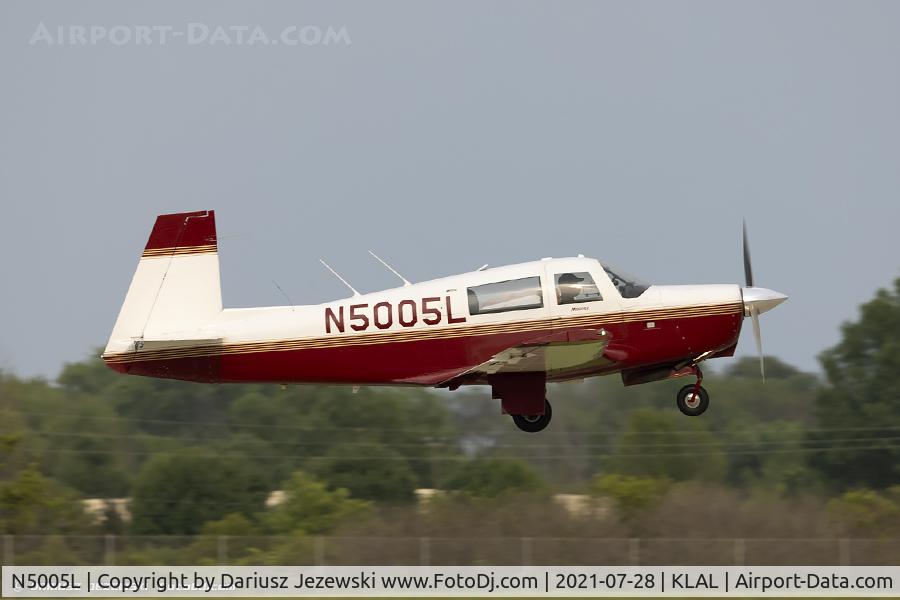 N5005L, 1968 Mooney M-20G Statesman C/N 680048, Mooney M-20G Statesman  C/N 680048, N5005L