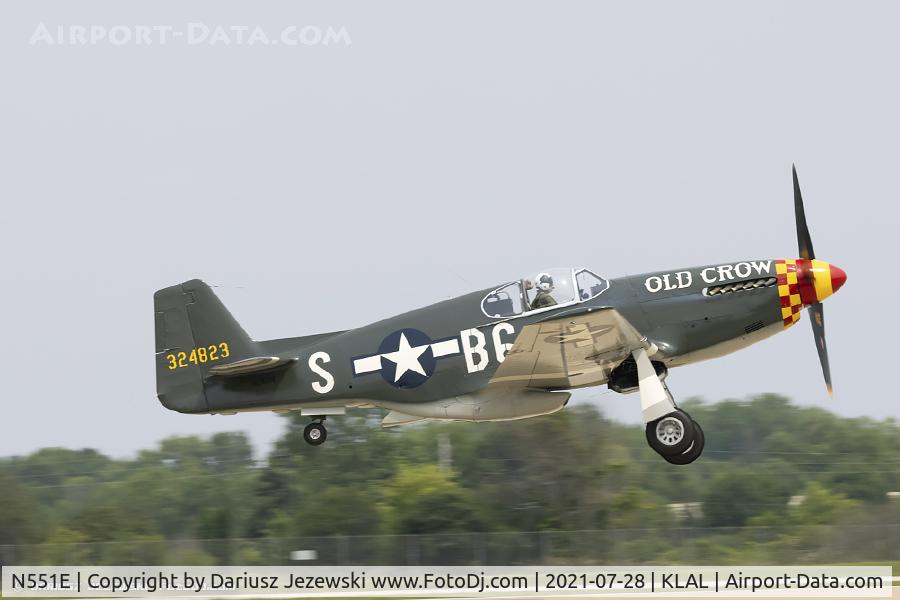 N551E, 1943 North American P-51B-1NA Mustang C/N 102-24700, North American P-51B Mustang 