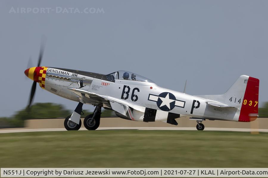 N551J, 1957 North American P-51D Mustang C/N 44-74230, North American P-51D Mustang 