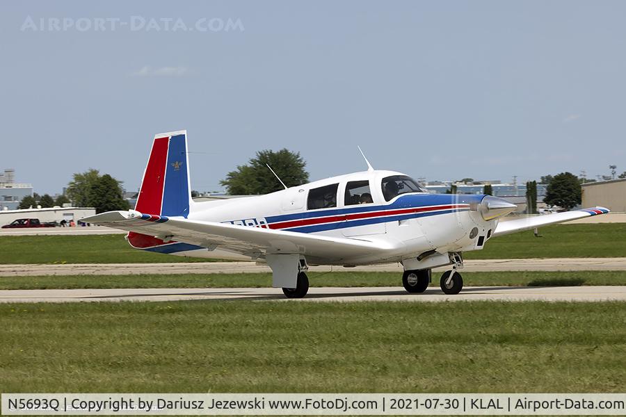 N5693Q, 1965 Mooney M20C Ranger C/N 3045, Mooney M20C Ranger  C/N 3045, N5693Q