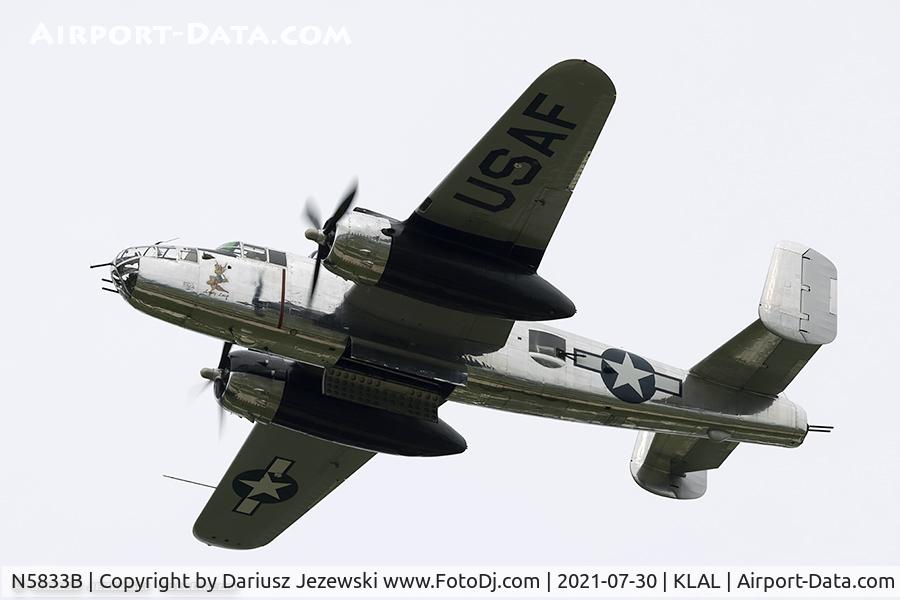 N5833B, 1945 North American B-25J Mitchell Mitchell C/N 108-47735, North American B-25J Mitchell 