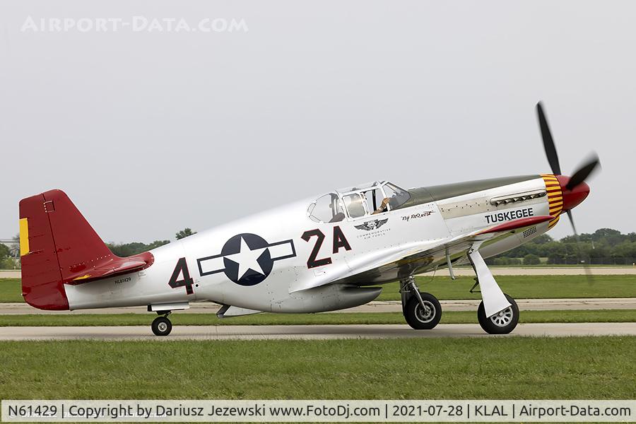 N61429, 1942 North American P-51C Mustang C/N 103-26199, North American P-51C Mustang 