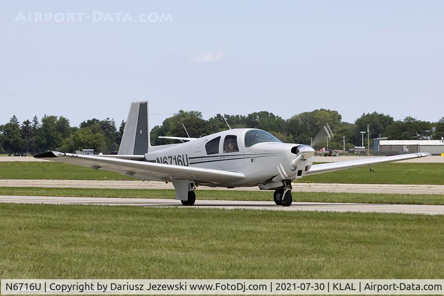 N6716U, 1963 Mooney M20C Ranger C/N 2448, Mooney M20C Ranger  C/N 2448, N6716U