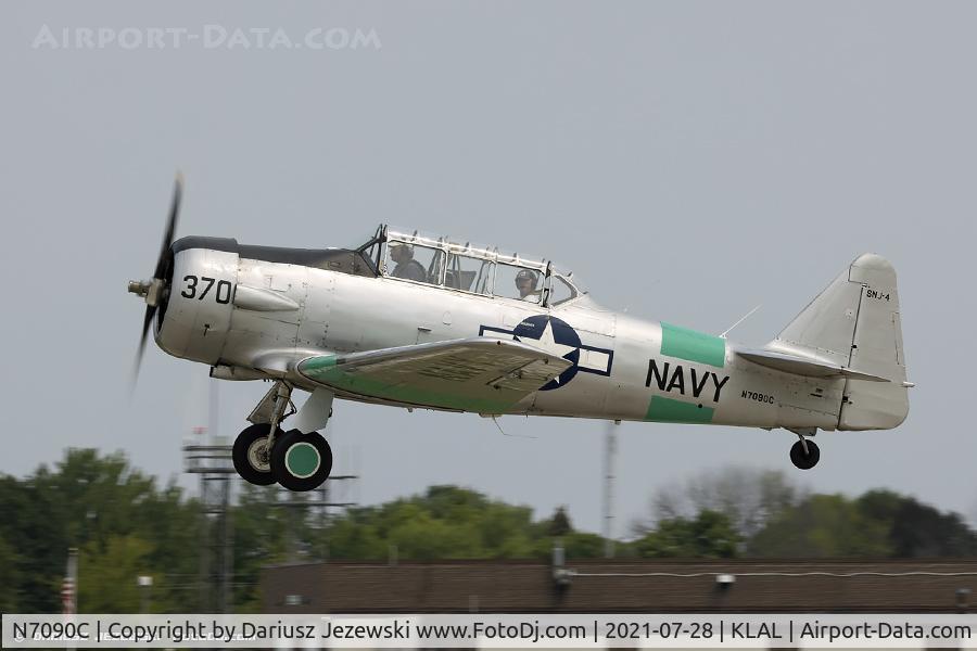N7090C, North American SNJ-4 Texan C/N 88-13370, North American SNJ-4 Texan  C/N 88-13370, N7090C